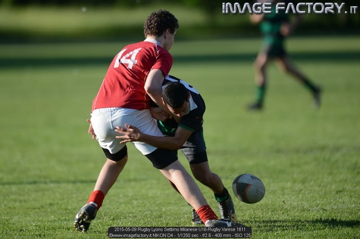 2015-05-09 Rugby Lyons Settimo Milanese U16-Rugby Varese 1611